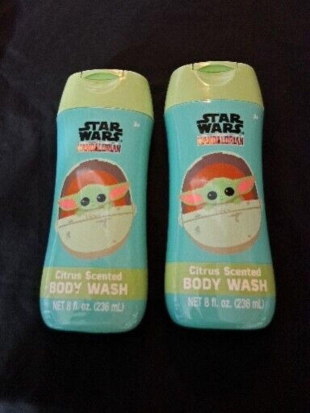 STAR WARS 8 Fl. Oz. THE MANDALORIAN CITRUS SCENTED BODYWASH Set of 2 Bottles